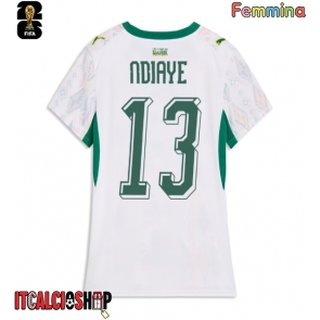 Senegal Iliman Ndiaye #13 Prima Maglia Femmina Mondiali 2026 Manica Corta